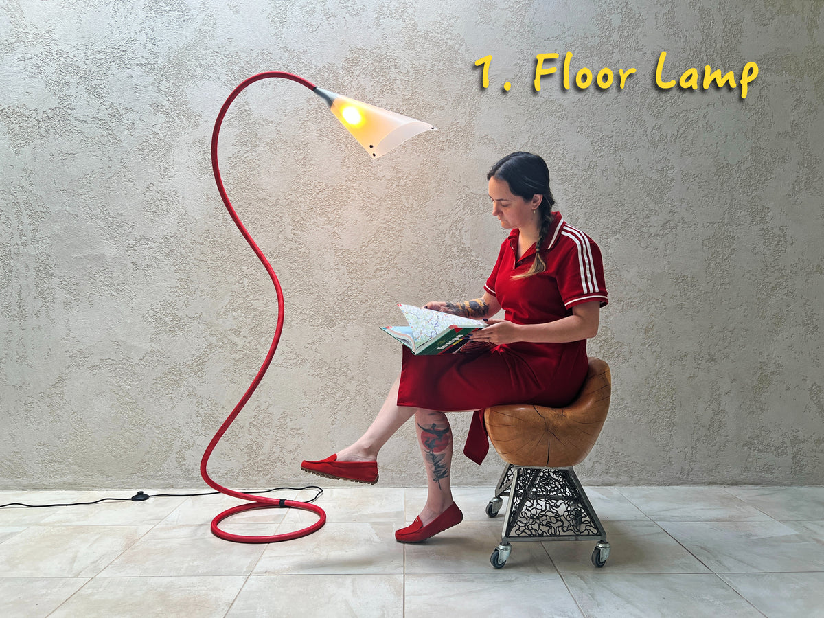 Gift-Ready Flexible Lamp 4-in-1 — Bend It into a Modern Floor Lamp, Table Lamp or Plug-In Wall Sconce + Ready-to-Give Gift