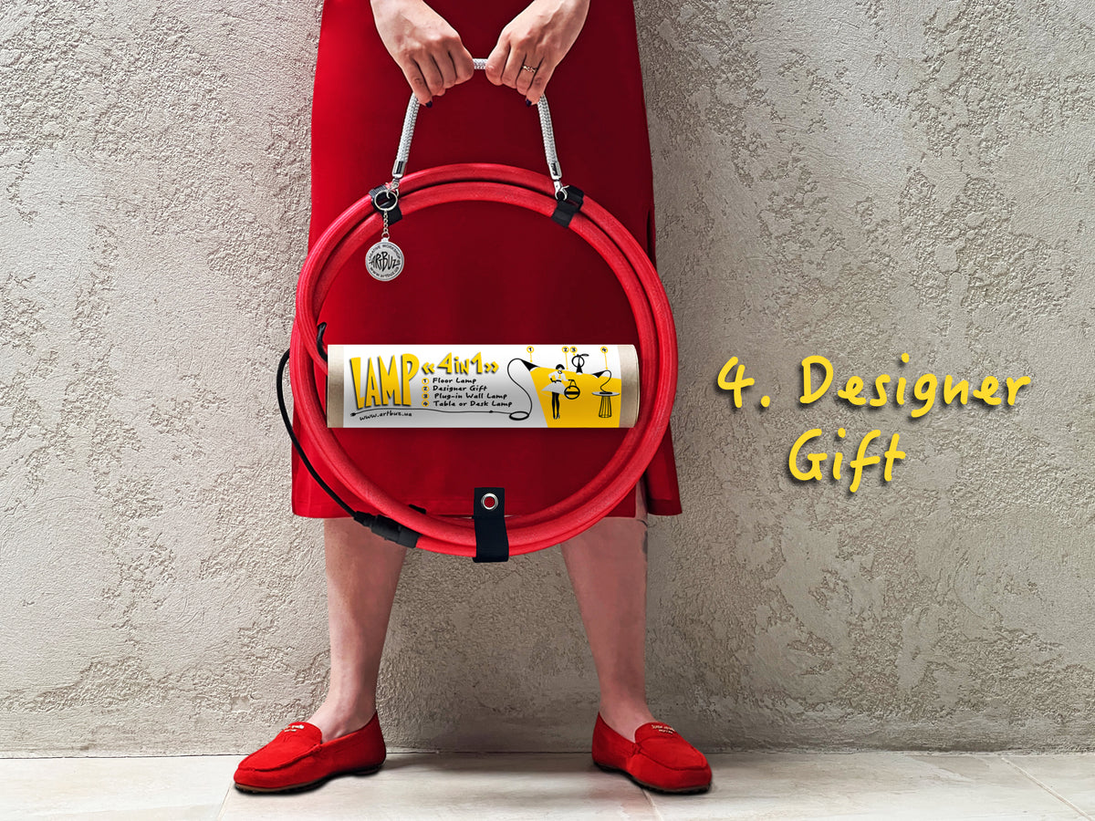Gift-Ready Flexible Lamp 4-in-1 — Bend It into a Modern Floor Lamp, Table Lamp or Plug-In Wall Sconce + Ready-to-Give Gift
