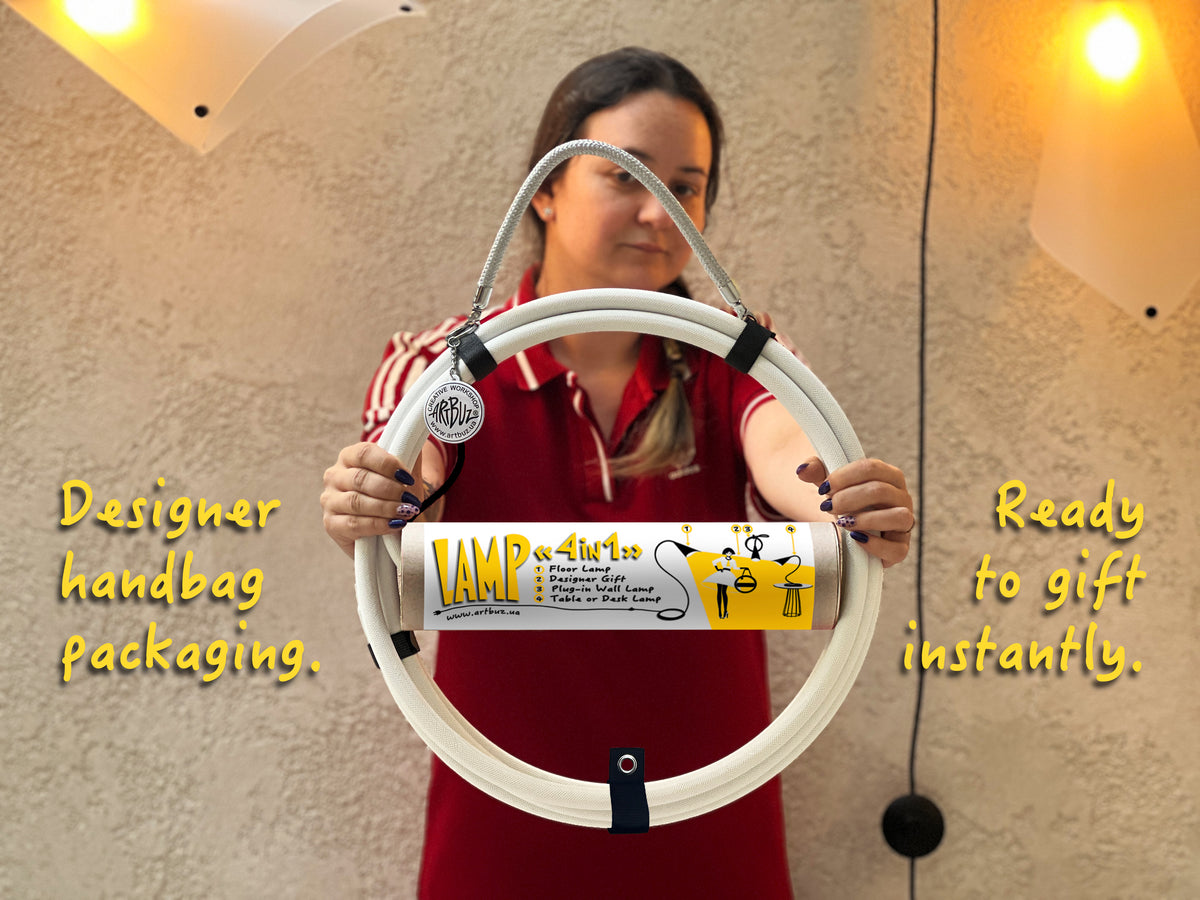 Gift-Ready Flexible Lamp 4-in-1 — Bend It into a Modern Floor Lamp, Table Lamp or Plug-In Wall Sconce + Ready-to-Give Gift
