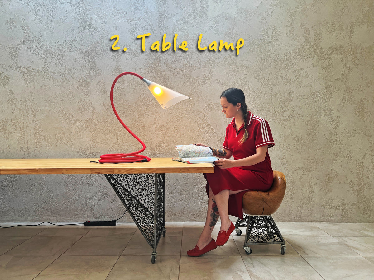 Gift-Ready Flexible Lamp 4-in-1 — Bend It into a Modern Floor Lamp, Table Lamp or Plug-In Wall Sconce + Ready-to-Give Gift