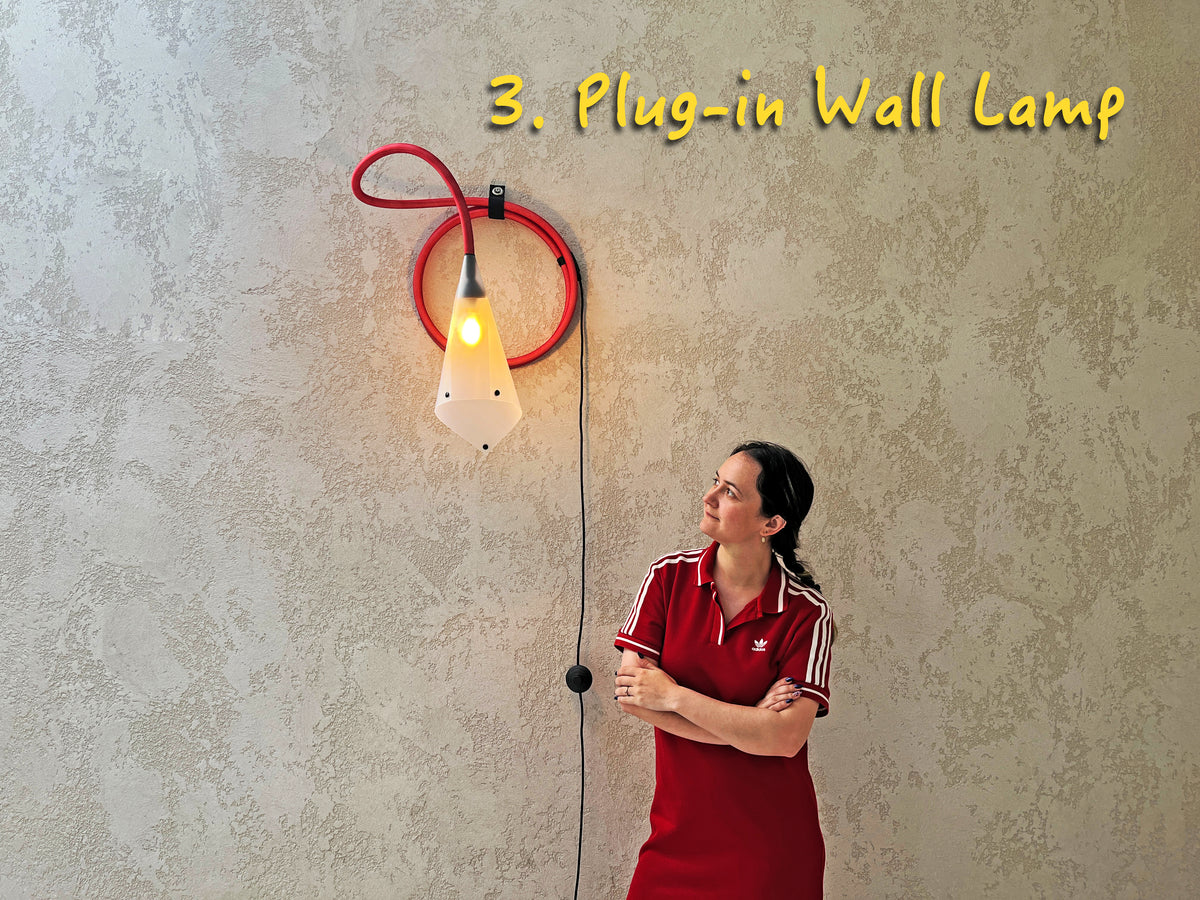 Gift-Ready Flexible Lamp 4-in-1 — Bend It into a Modern Floor Lamp, Table Lamp or Plug-In Wall Sconce + Ready-to-Give Gift